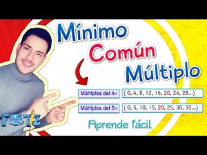 ¿Qué es el MÍNIMO COMÚN MÚLTIPLO? | Explicación super fácil.