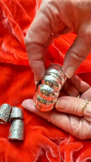 ✨ Pumpkin Thimble Box✨ Great Gift Idea - Thimble Boxes!! Get yours before the January 1st price increase! You asked, and we delivered. Jan picked up an exclusive set of solid silver thimble boxes. There is only of each size pumpkin - already listed on our website! These boxes are so limited, so move quickly if one catches your eye!! #thimblesforyou #sewingtools #thimble #thimbles #silversmith | Thimbles for You