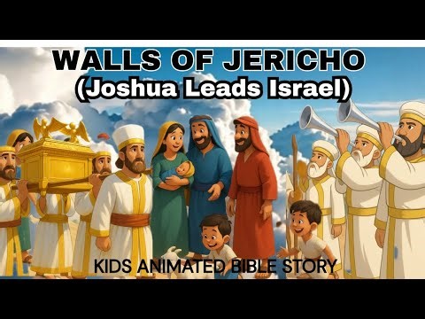 WALLS OF JERICHO – THE BIBLE STORY IN ANIMATED SCENES (JOSHUA LEADS ISRAEL)