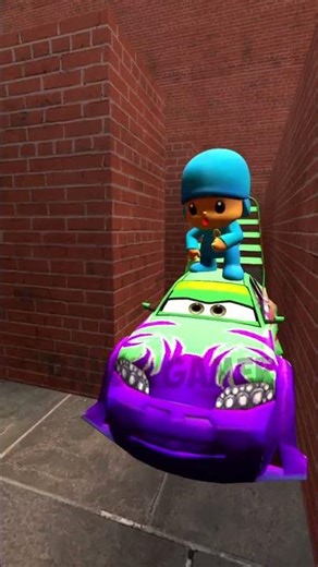 POCOYO DANCE LIGHTNING MCQUEEN CARS TEAM BIG MAZE Garry's Mod