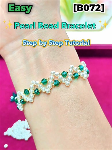 Elegant Pearl Bead Bracelet Tutorial