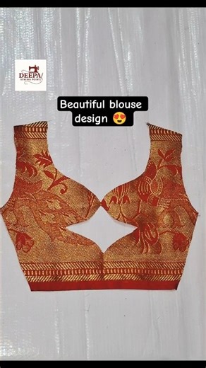 Beautiful blouse back neck design cutting trick #cuttingtips #trending #blousedesign #shorts