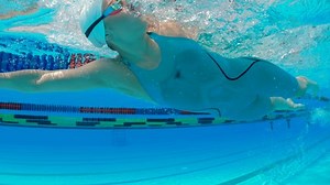Underwater Close-up Shot Caucasian Female Swimmer Stock Footage Video (100% Royalty-free) 1080729593 | Shutterstock