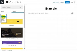 Using block patterns