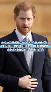 82K views · 406 reactions | Do you know what Harry’s conditions are for returning to the royal family?#tiktok #fyp #harry #royal #celebrity | Daily Mail Royal News | Facebook