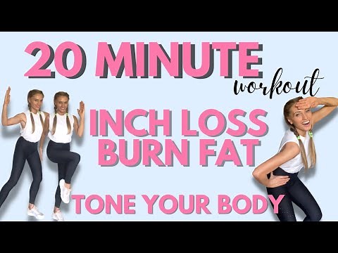 20 Minute HIIT Inch Loss Workout to Lose Weight, Burn Calories & Toning - Follow along workout