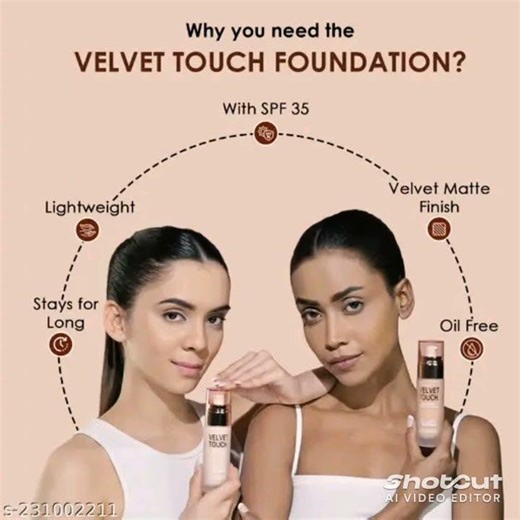 Glam21 Velvet Matte Touch Foundation Review | Shade 03 Beige | Full Coverage Budget Foundation 💄✨