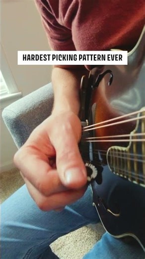 Hardest picking pattern ever... #mandolin