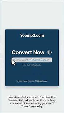 Free YouTube to MP3 Converter 🔥 (Download in 5 Seconds)