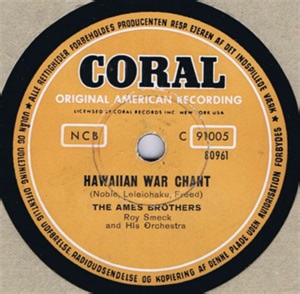 The Ames Brothers - Hawaiian War Chant / Song Og The Islands