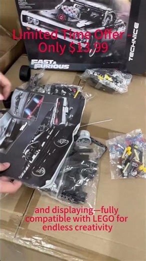 Brickvivid Dodge Charger Building Kit | Iconic Movie Muscle Car Replica #lego #afol #legos