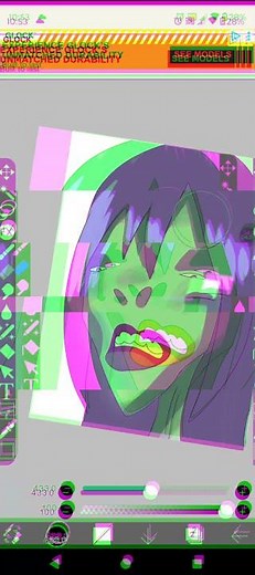 let's try the random color challenge #art #youtubeshorts #ibispaint