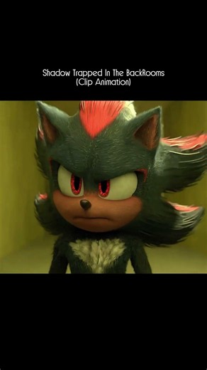 Shadow A Backrooms Movie | Animated Film Clip #Shorts #Backrooms #sonic #shadowthehedgehog