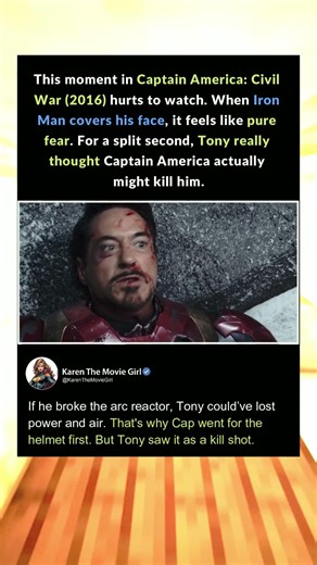 #trend This Iron Man Moment really Hurts 😢#mcu #marvel