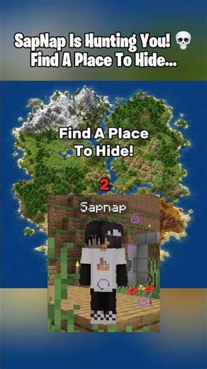 SapNap Is HUNTING You! 💀 #minecraft