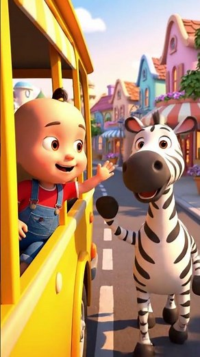 Wheel on the bus poem | Fun English Rhymes & Kids Songs| #wheelsonthebus #kids