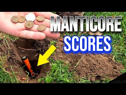 First Coin Spill with Silver in Crazy Trashed Area ~ Minelab Manticore