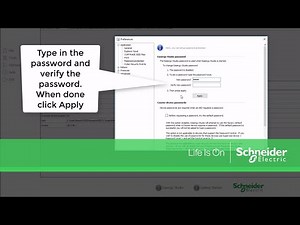 Configuring Password Protection in Easergy Studio | Schneider Electric Support