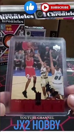 MICHAEL JORDAN CARD COLLECTION REVEAL! *90's Card Pulled?!* #shorts