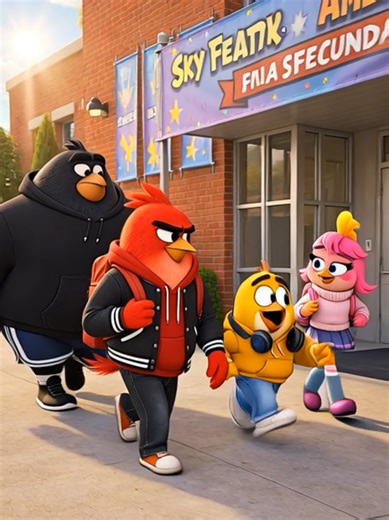 Más Tomas falsas y errores del episodio de la secundaria con los Angry Birds animados #angrybirds #rovio #badpiggies #secundaria #dibujosanimados