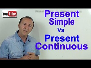 INGLÉS. Present Simple Vs Present Continuous (updated)