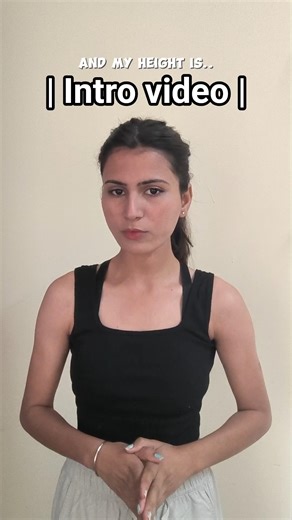 khushi sambhriya modeling intro video | #introduction #acting #runway