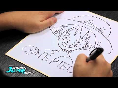 ONE PIECE/LUFFY: Eiichiro Oda OFFICIAL Creator Sketch Video