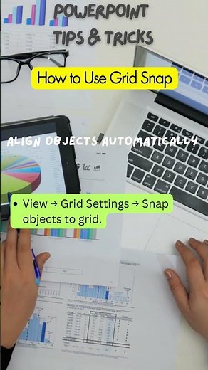 How to Use Grid Snap. Align objects automatically in Powerpoint