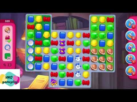 Homescapes level 329 gameplay