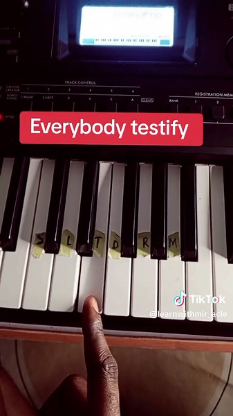 Simple Piano Tutorial for 'Testify' Song