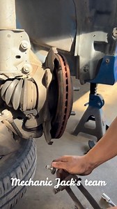 1.4M views · 16K reactions | How to Replace Front Brake Pads & Rotor #mechanic #mechanicjack #brakepads #rotors #replaced | Mechanic Jack's team | Facebook