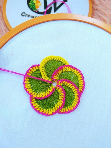 Most beautiful flower embroidery ❤️😍 #tv #Christmas #viral #reels #Amazing #Embroidered | Creative Work