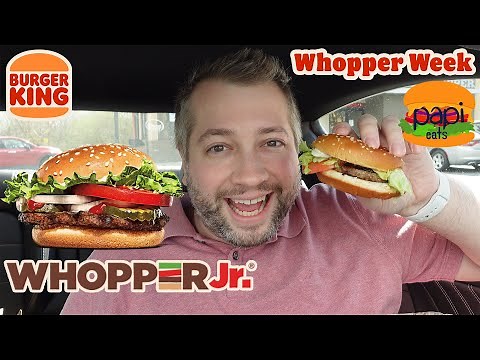 BURGER KING WHOPPER WEEK - Whopper Jr. Review