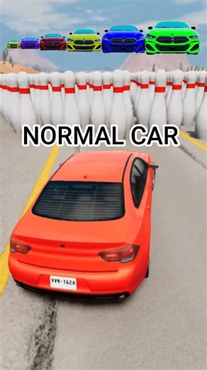 Big & Small Cars vs Bowling & in beamng| BeamNG.Drive Gameplay