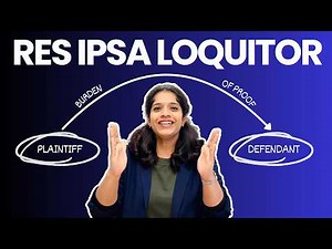 Res Ipsa Loquitur Explained with Case Laws | Law of Torts (Negligence)
