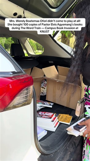 Mrs. Wendy Boatemaa Ofori's Generous Book Donation at KNUST