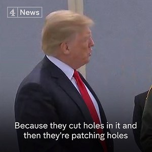 388K views · 3.1K reactions | “We're looking very much at the wall with some see-through capabilities.” Donald J. Trump reviews prototypes for his proposed border wall in California. | Channel 4 News | Facebook