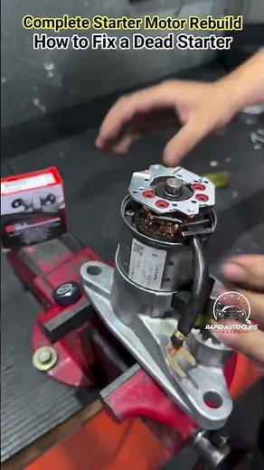 Complete Starter Motor Rebuild: How to Fix a Dead Starter #shorts #mechanic #automobile