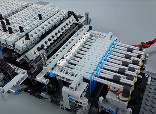 Engineer Builds Functional LEGO Drum Machine That Triggers Drumming Production Software