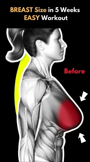 EASY 10 min Workout For Shrink BREAST Size in 4 Just Weeks #breastworkout #breastexercise #womenworkouts #womenfitnessmodel #womenexercise #foryourpage