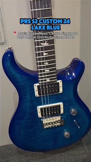 PRS S2 Custom 24 Lake Blue Electric Guitar at Davis Guitar Music Centre Singapore