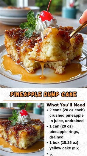 10K views · 51 reactions | Pineapple Dump Cake *There’s a certain...