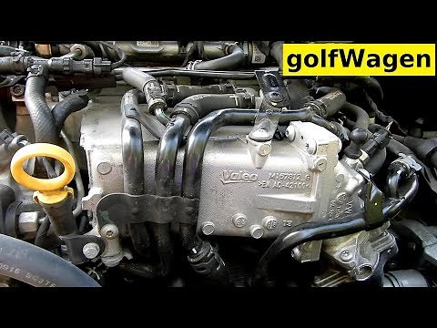 VW Golf 7 thermostat locate