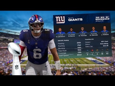 New York Giants Rebuild | Madden 26