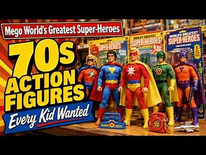 Mego World’s Greatest Super-Heroes Commercial | The 70s Action Figures Every Kid Wanted