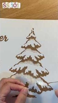 Snowy PINE TREE ASMR 🌲 The Most Relaxing Sand Art for Sleep and Calm