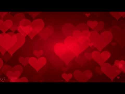 Love Hearts Animated Background | Valentine Romantic Backdrop loop