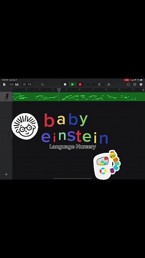 Aprende Música con Baby Einstein y GarageBand