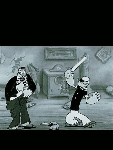 Nostalgia pura😊🥬⚓Popeye (1935)#desenhosantigos #nostalgiaanimada #classiccartoon #shorts #popeye