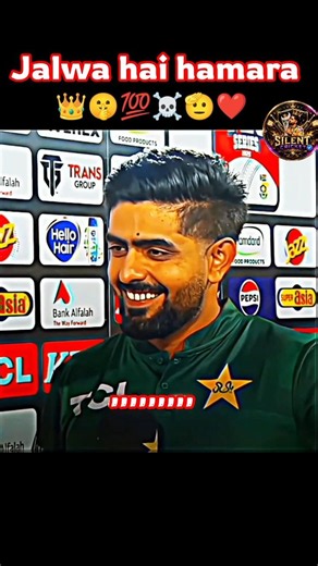 Jalwa Hai Hamara 👑👑 | King Babar Azam video | Babar Azam interview | Babar Azam Aura💯| fans |#viral